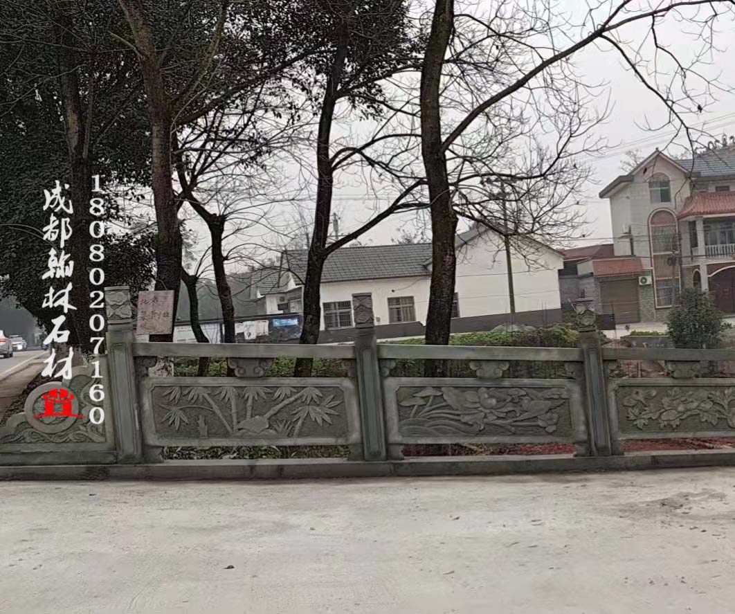 重庆铜梁青砂石栏杆生产厂家 