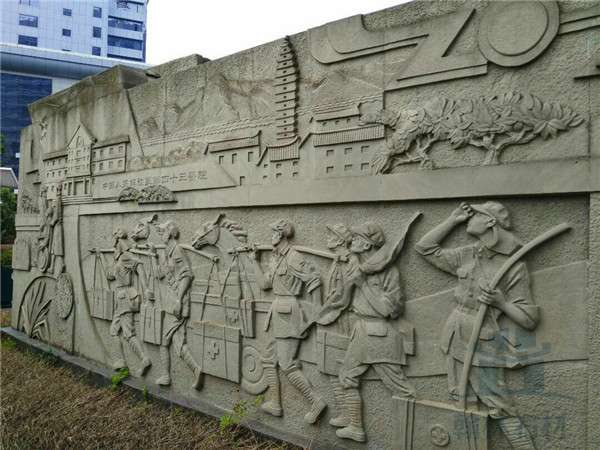 浮雕文化墙——成都翰林石材款式多样 