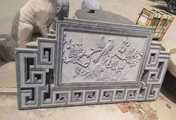 仿古青石花窗中式镂空 