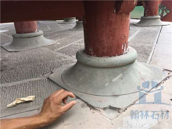 石雕柱墩柱础装饰 - 成都翰林石材有限公司 