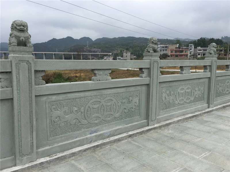 贵州惠水市威远镇青石桥栏杆项目 - 成都翰林石 